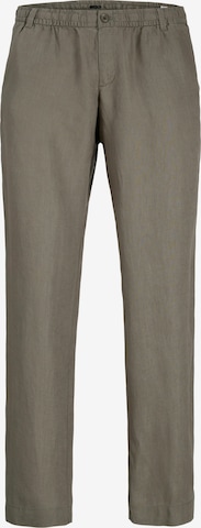 zaļš JACK & JONES Vaļīgs piegriezums Čino bikses 'JPSTKARL JJLAWRENCE': no priekšpuses