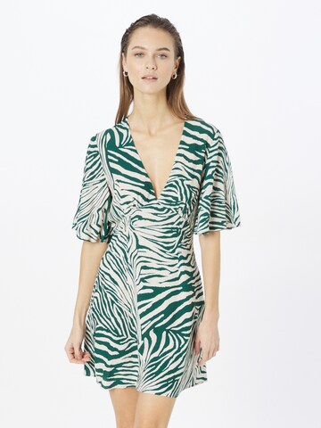 Robe Nasty Gal en vert : devant