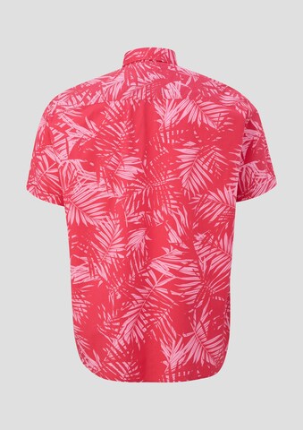 s.Oliver Men Big Sizes Regular Fit Hemd in Pink