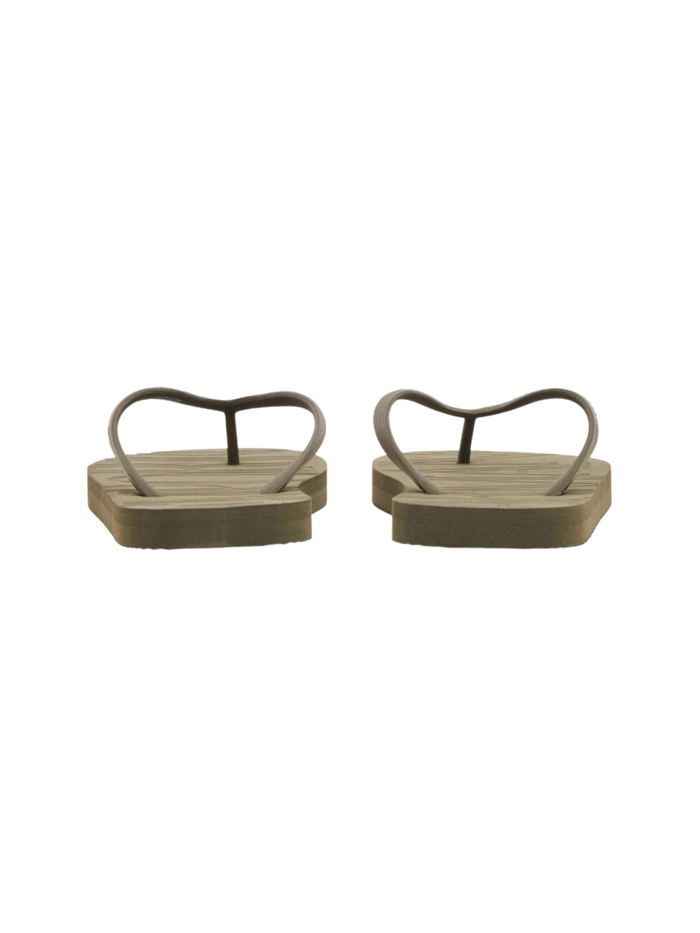 Emporio Armani - Sandalias de dedo 'Rubber Flip Flops with Logo' en verde