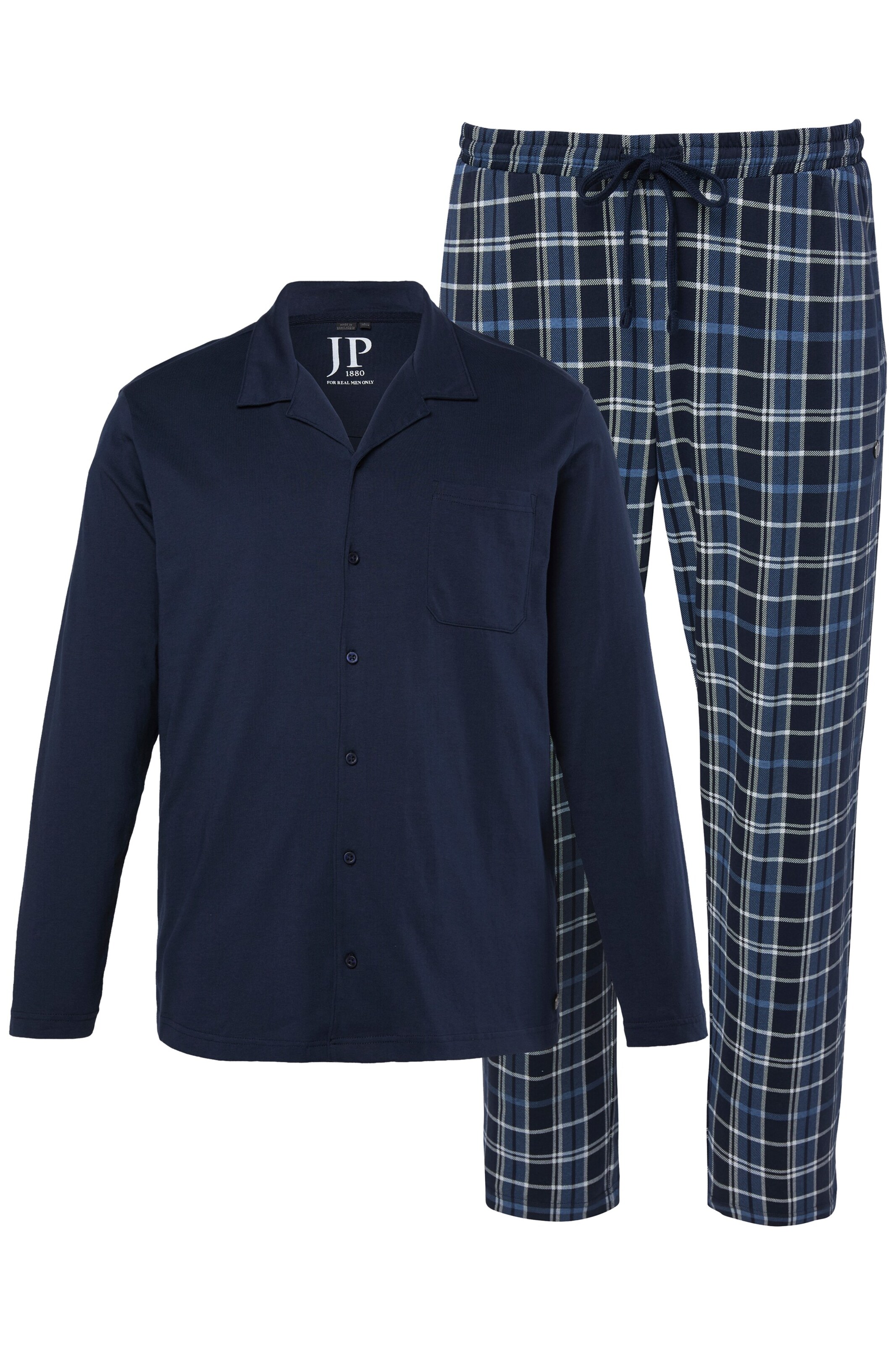 JP1880 Pyjama in Mischfarben: Vorderseite