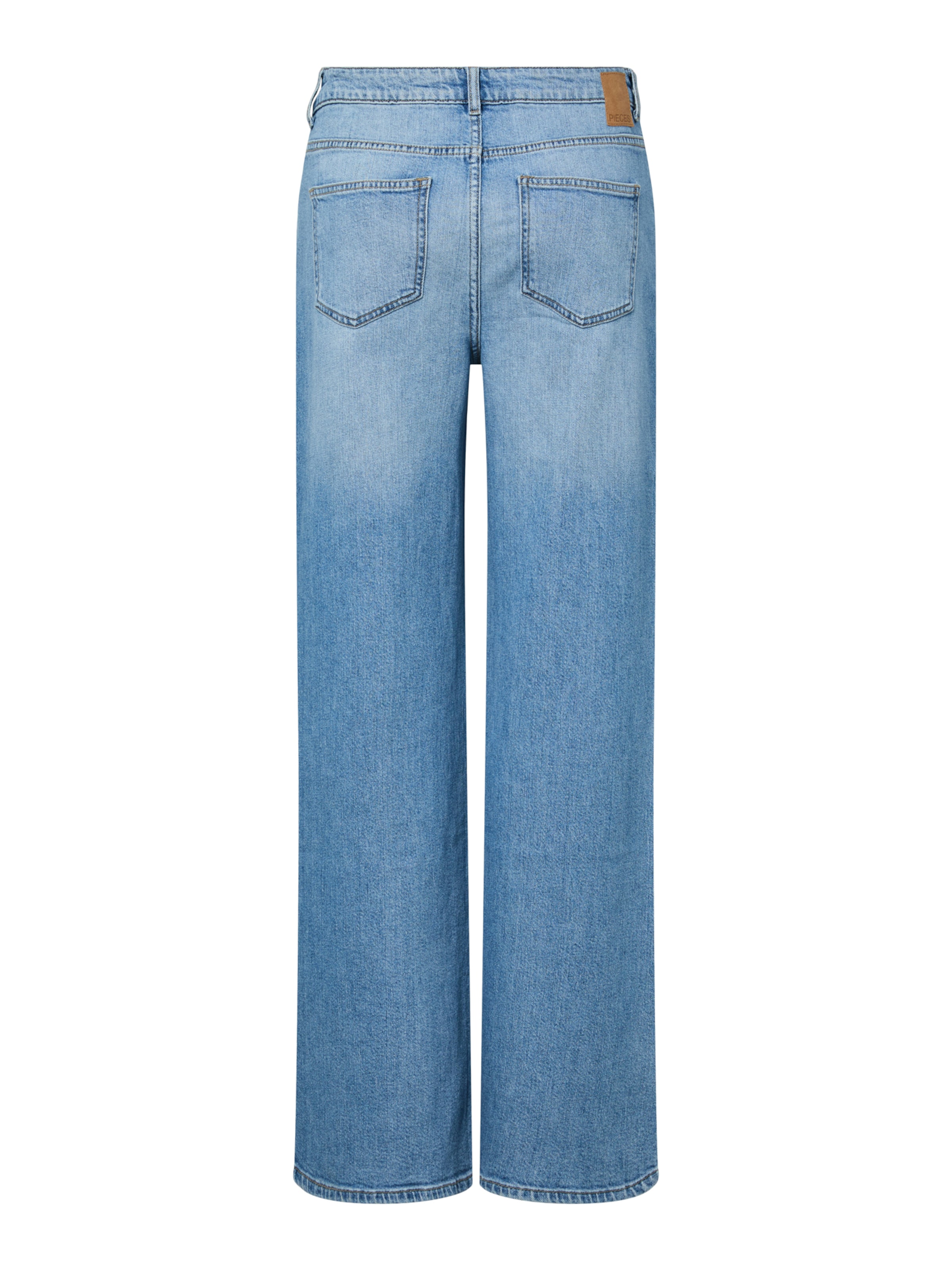 Wide leg Jeans 'PCSilke' de la PIECES pe albastru