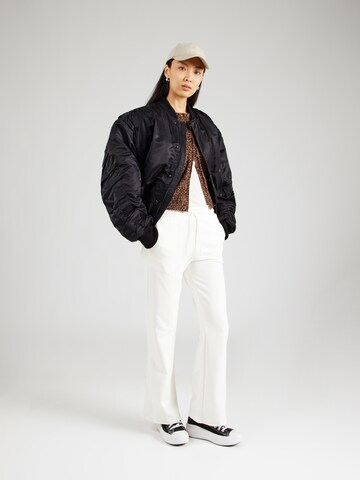 Loosefit Pantalon 'Star Chevron' CONVERSE en blanc