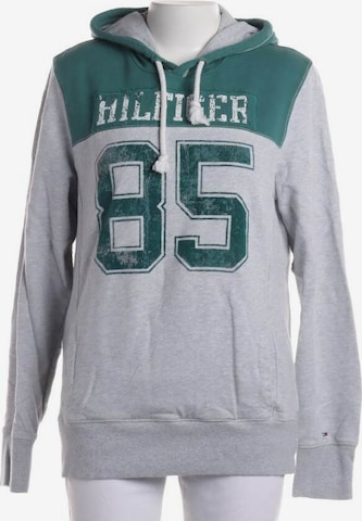 TOMMY HILFIGER Sweatshirt & Zip-Up Hoodie in L in Grey: front