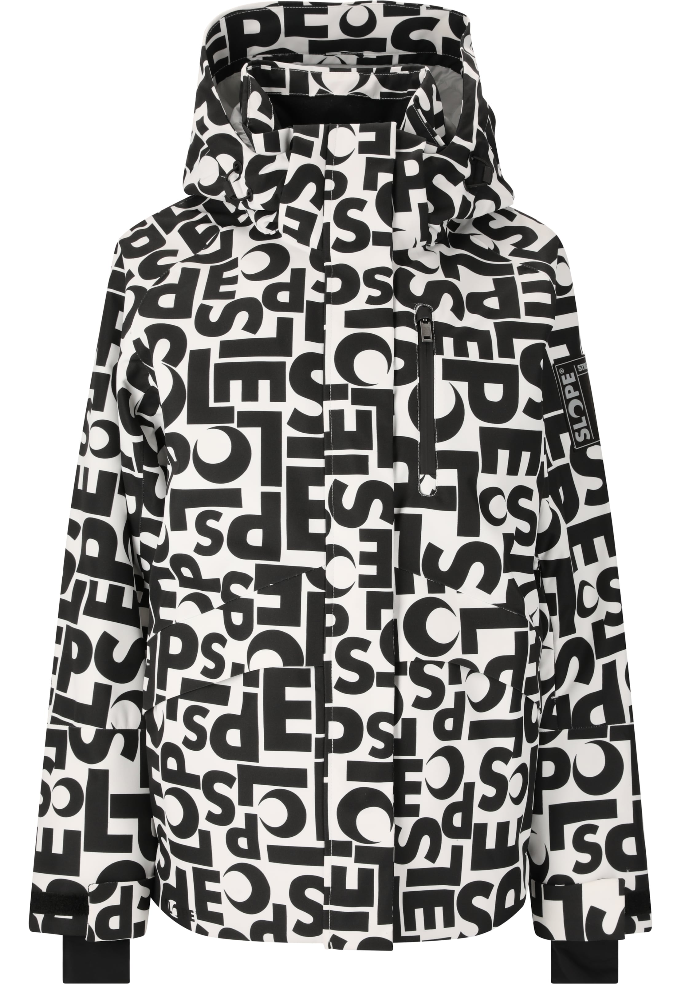 SLOPE Skijacke 'Kenai' in Weiß: Vorderseite