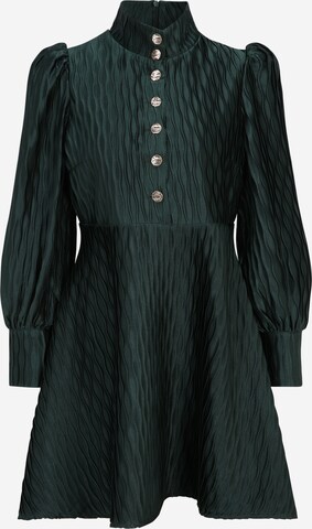 Y.A.S Petite Shirt dress 'RIPPLE' in Green: front