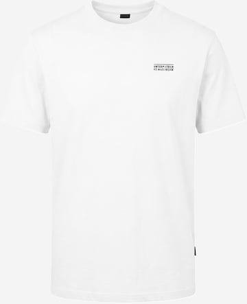 Kleinigkeit - Camisa 'Unterm Strich' em branco: frente