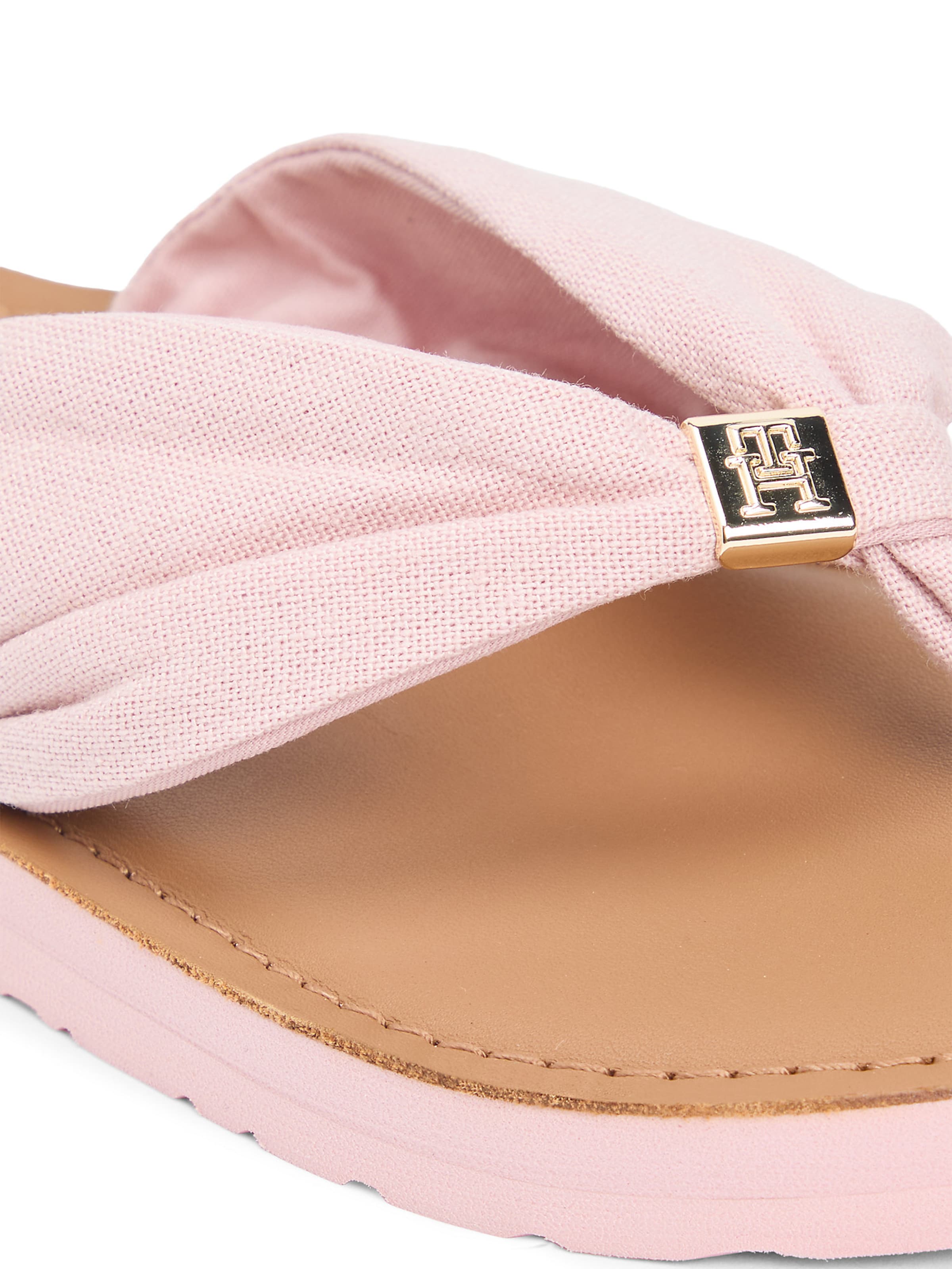 TOMMY HILFIGER T-bar sandals in Pink