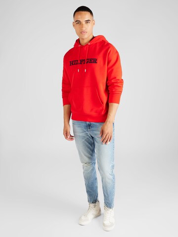 TOMMY HILFIGER - Sweatshirt em vermelho