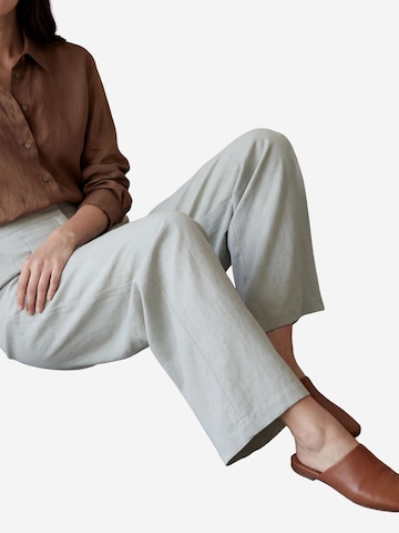 My fashion - Perna larga Calças em verde