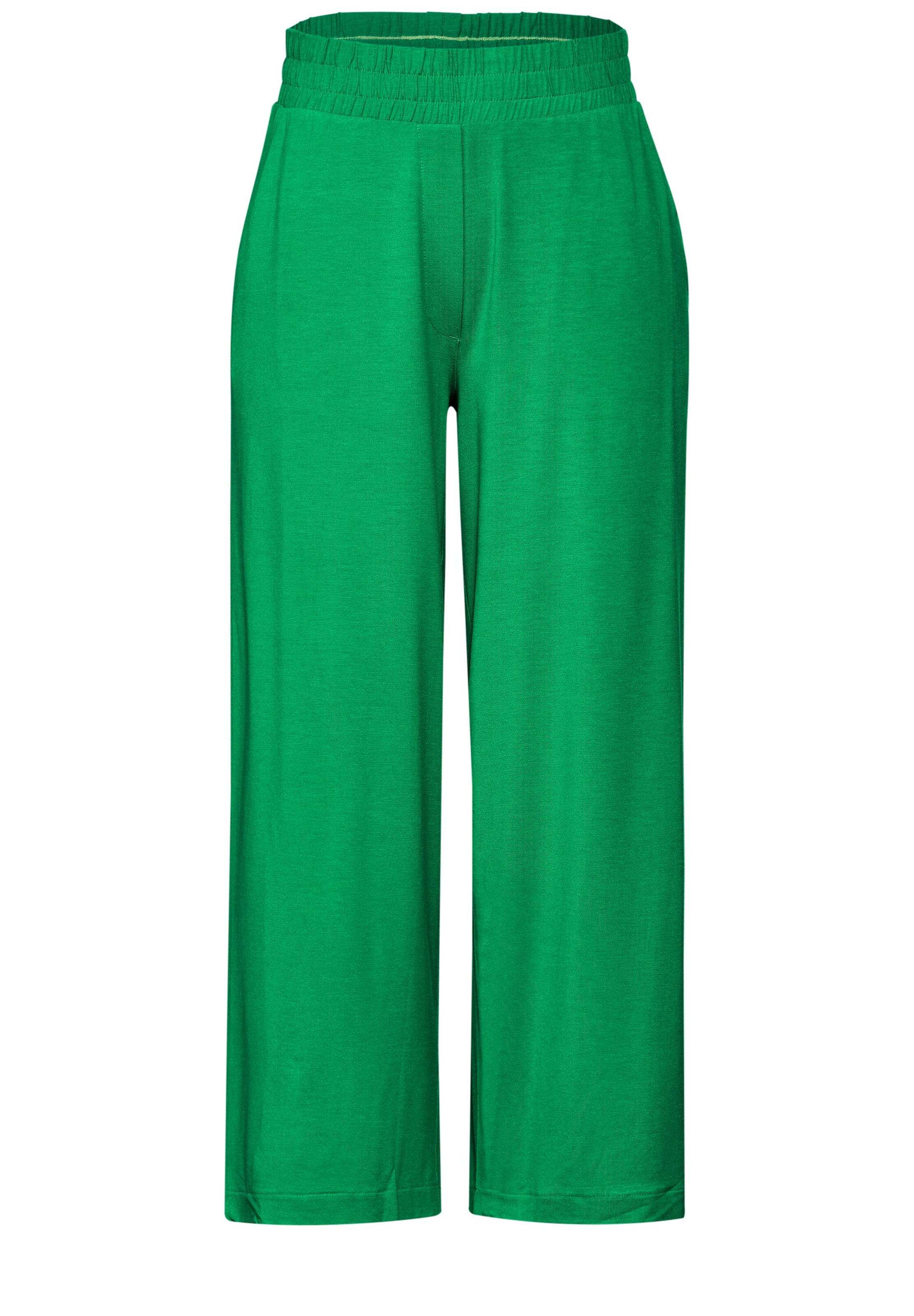 CECIL Wide Leg Hose in Grün: Vorderseite