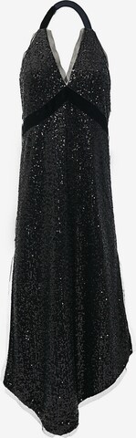 MONOSUIT Cocktail Dress 'PAILLETTES' in Black: front