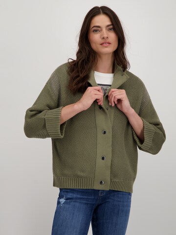 monari Knit Cardigan in Green: front