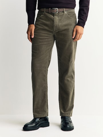 Next Regular Trousers in Grey: front