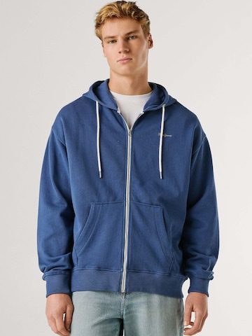 Giacca di felpa 'GEO' di Pepe Jeans in blu: frontale