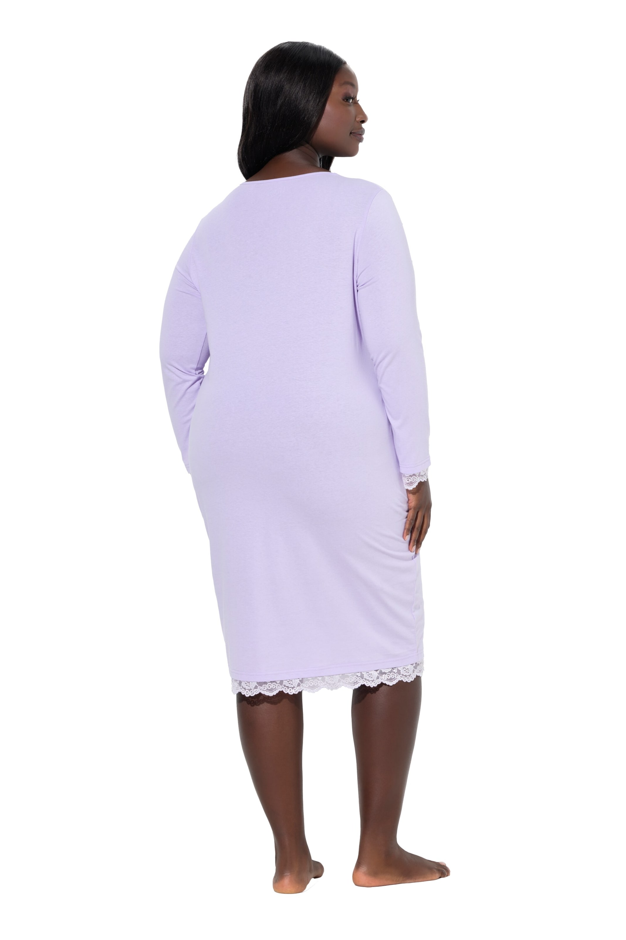 Ulla Popken Nachthemd in Lila