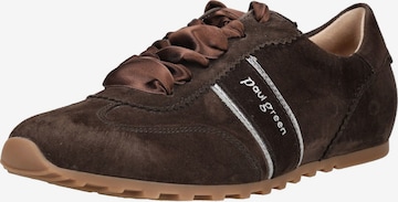 Chaussure de sport à lacets Paul Green en marron : devant