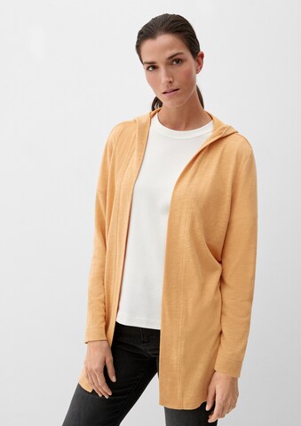 s.Oliver Knit cardigan in Yellow: front