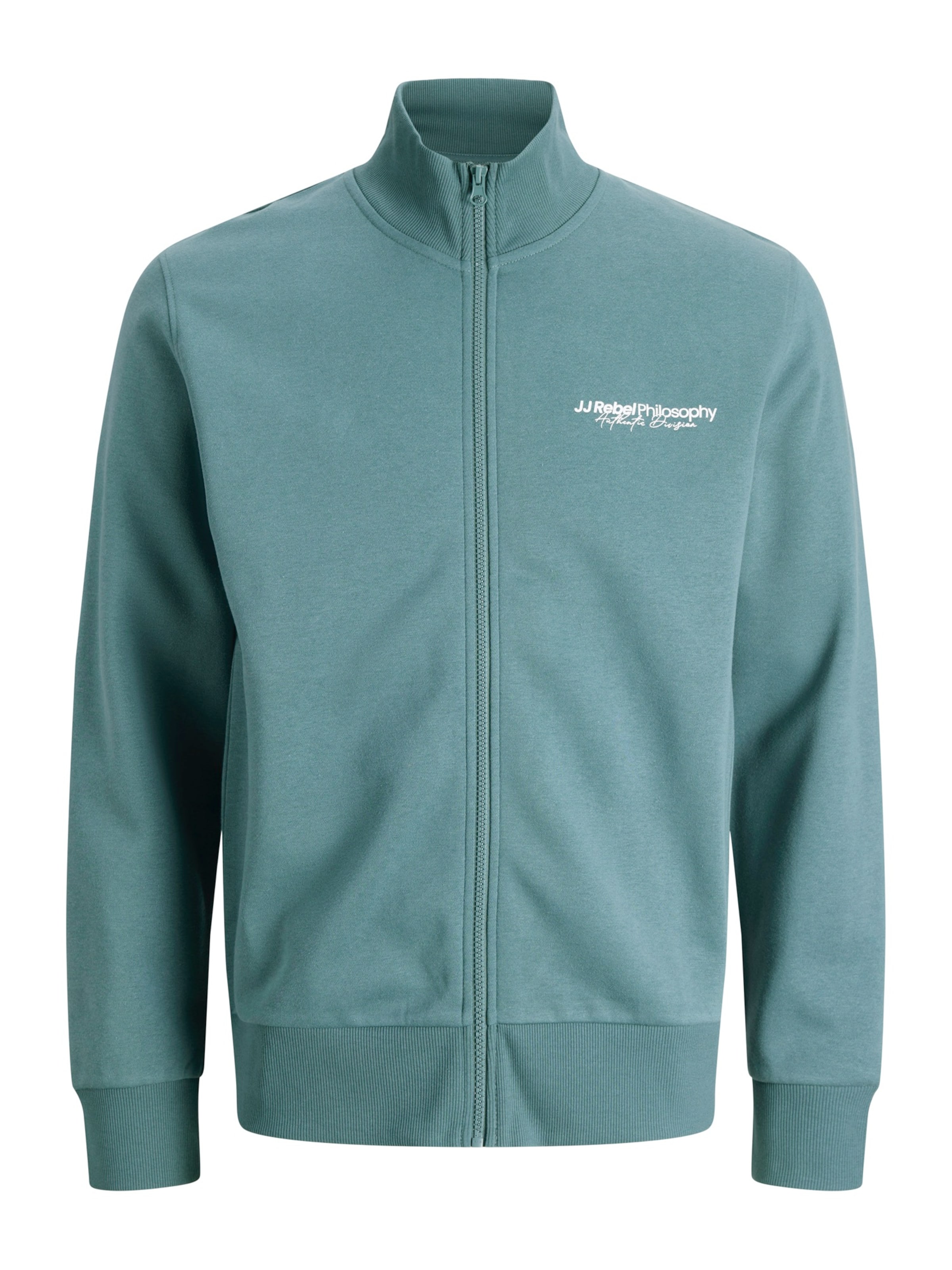 Veste de survêtement 'JREBZACK' JJ Rebel en vert : devant