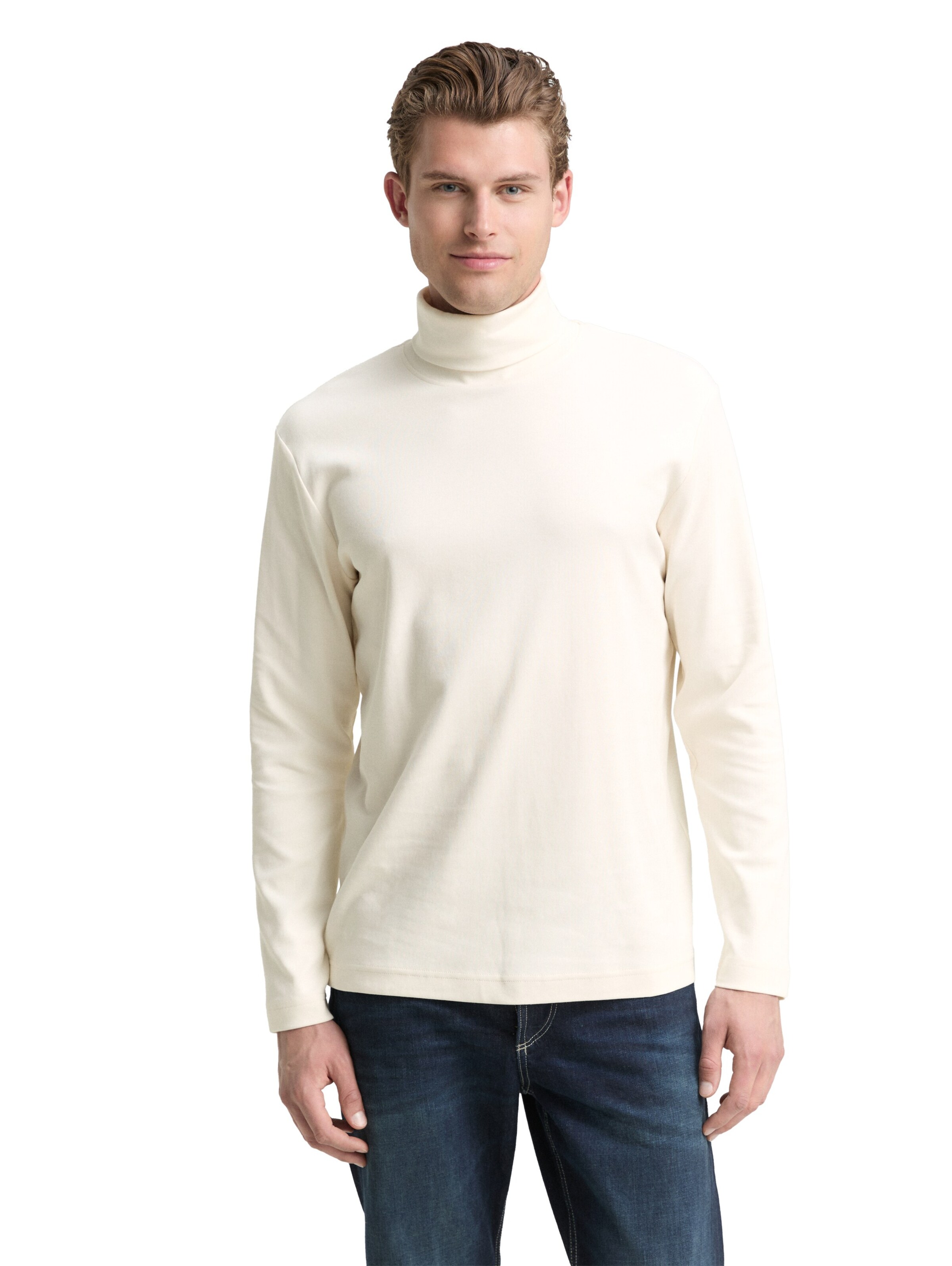 TOM TAILOR Shirt in White: front