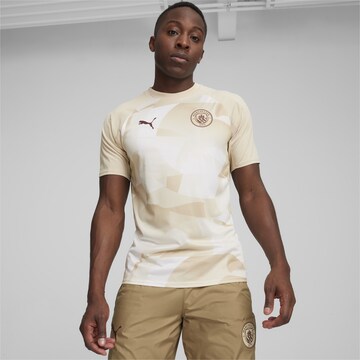 PUMA - Camisola de futebol 'Manchester City' em bege: frente