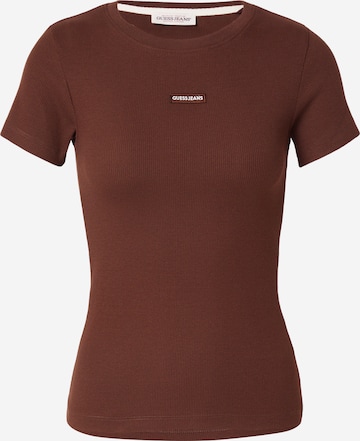 GUESS JEANS Shirt in Bruin: voorkant