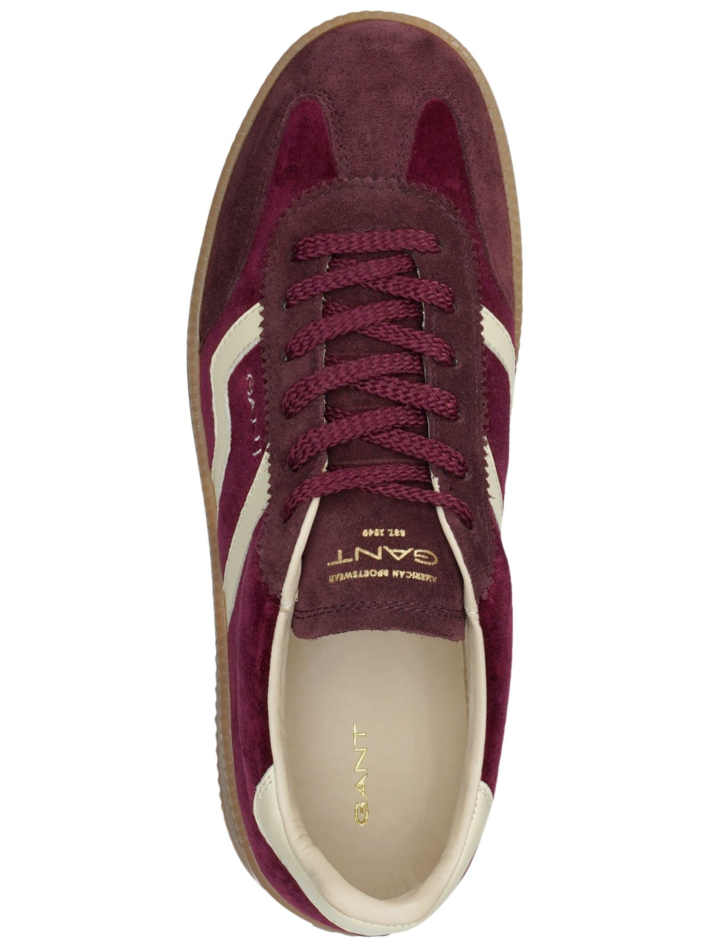 Baskets basses GANT en rouge