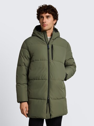 TOM TAILOR DENIM Winterjas in Groen: voorkant