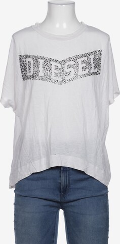 DIESEL T-Shirt XS in Weiß: predná strana
