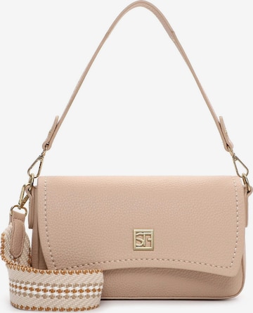 Sac bandoulière Suri Frey en rose : devant