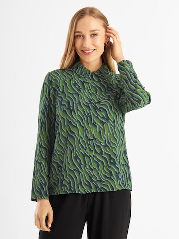Camicia da donna 'Saskia' di Jascha Stockholm in verde: frontale