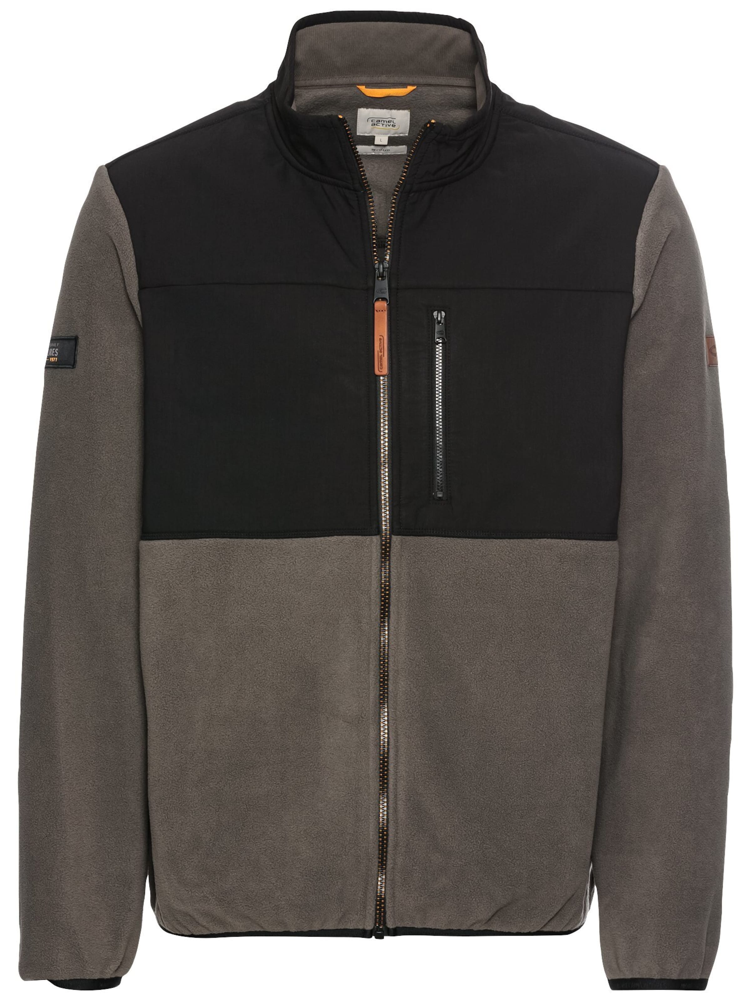CAMEL ACTIVE Fleecejacke in Grau: Vorderseite