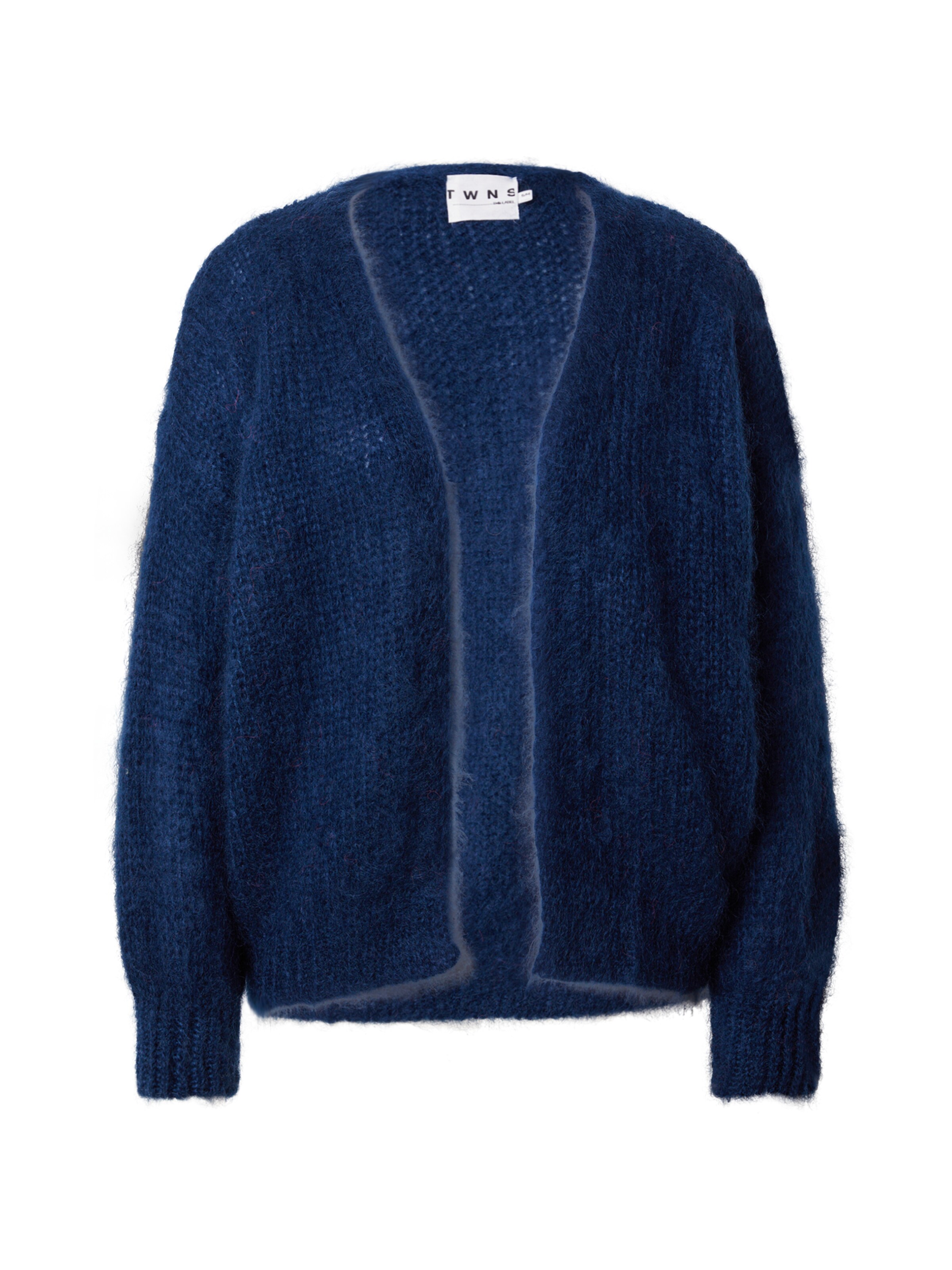 TWNS THE LABEL Вязаная кофта 'Leadville' в Синий: спереди