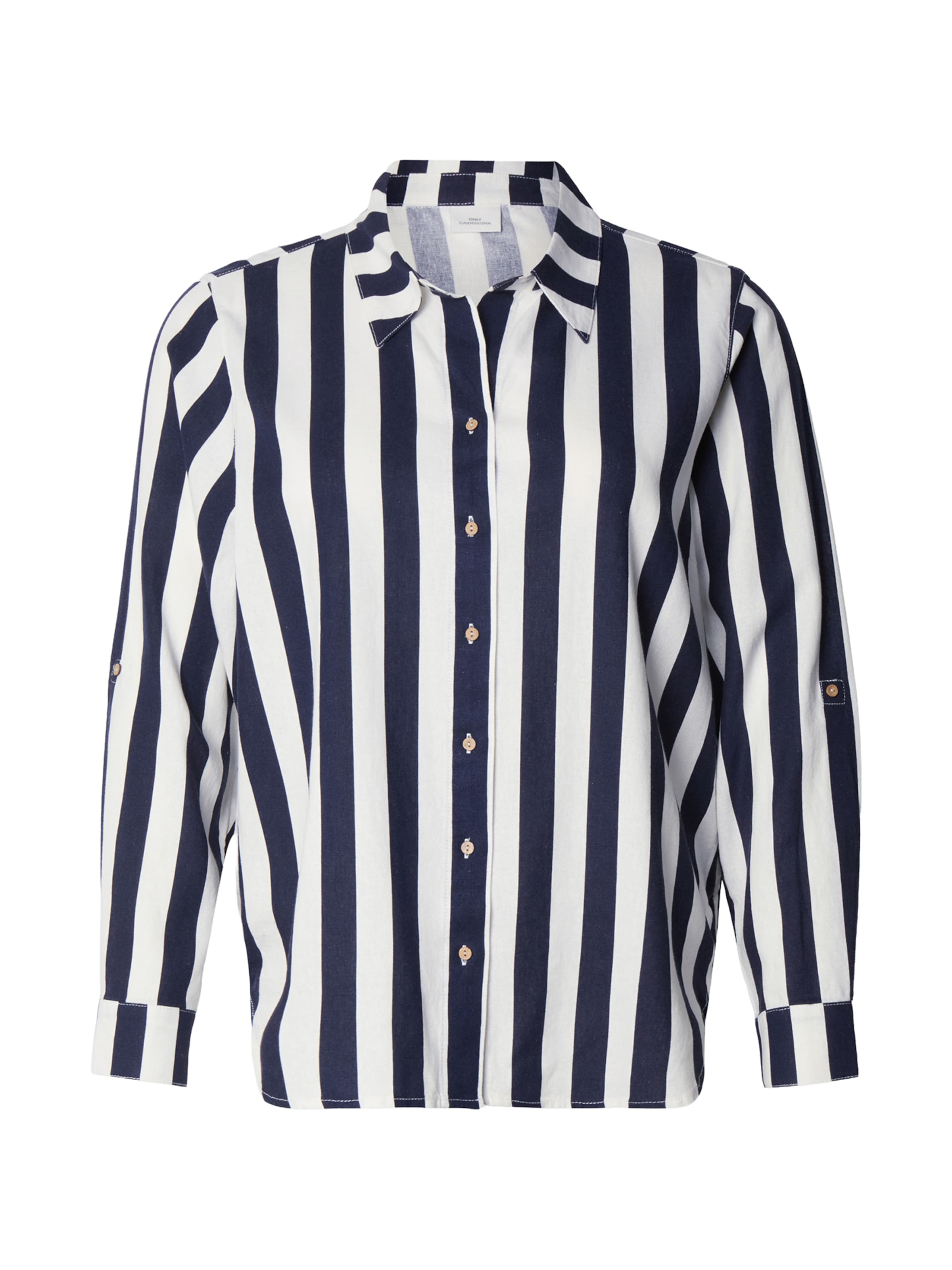 tengerészkék / fehér ONLY Carmakoma Blúz 'CARGOA', Termék nézet