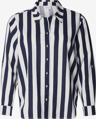 Palaidinė 'CARGOA' iš ONLY Carmakoma, spalva – tamsiai mėlyna jūros spalva / balta, Prekių apžvalga