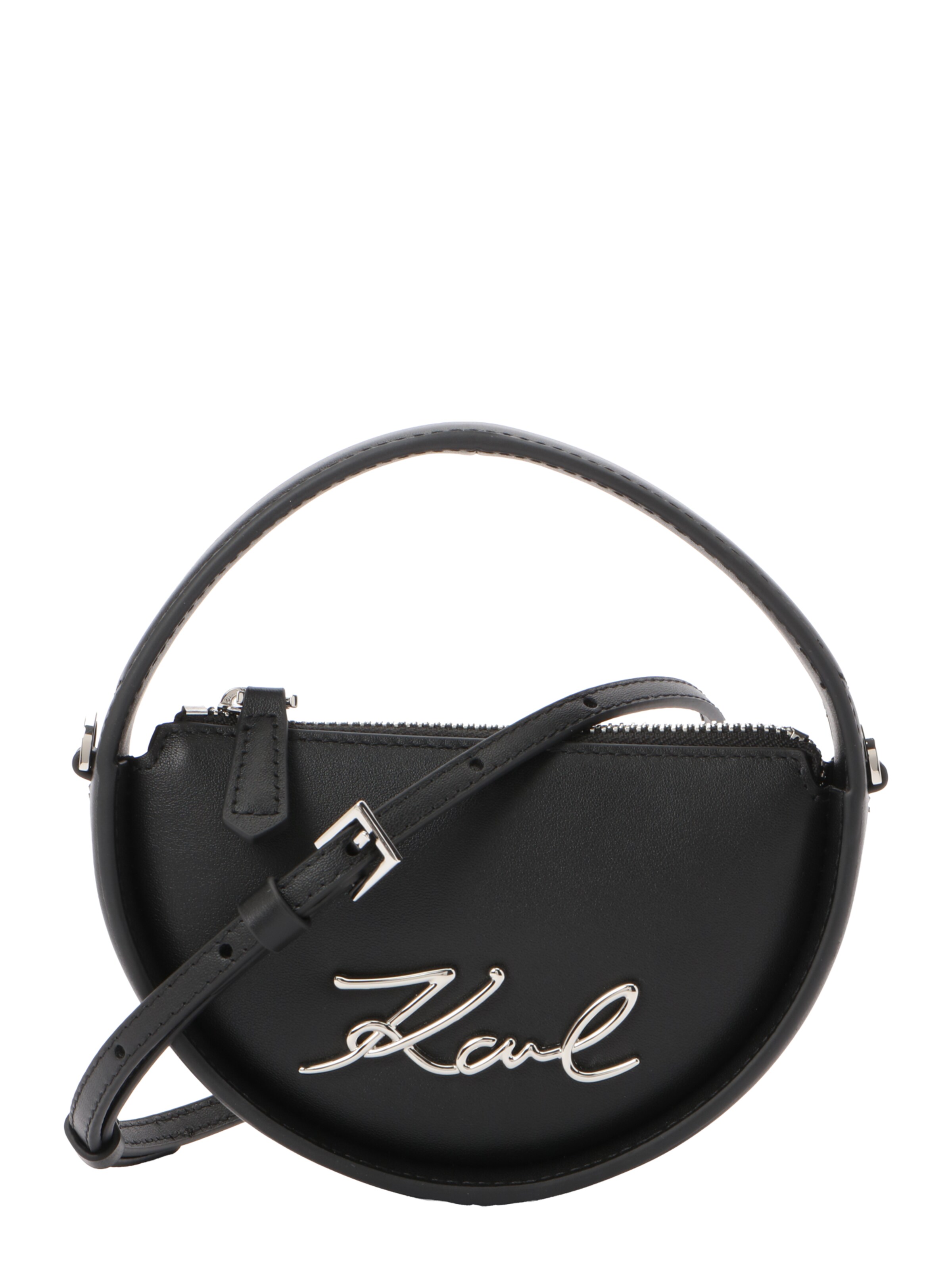 Karl Lagerfeld - Malas de tiracolo 'NANO' em preto: frente