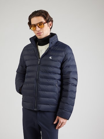 Veste mi-saison Calvin Klein Jeans en bleu : devant