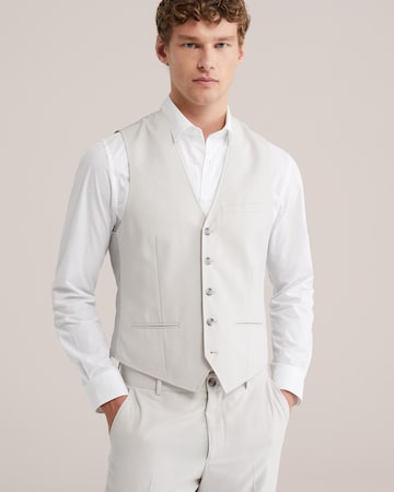 Vestă de costum de la WE Fashion pe gri: față