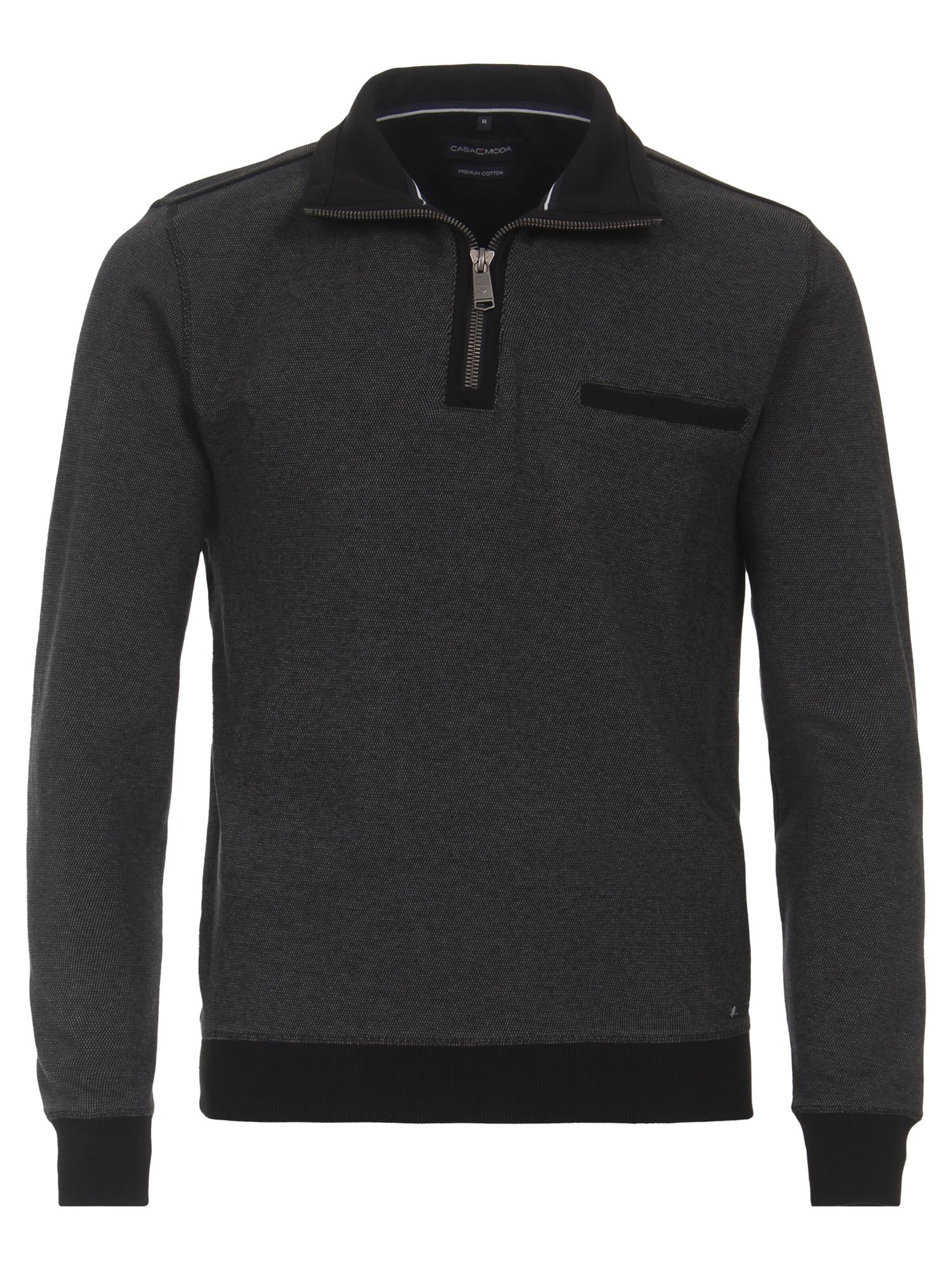 CASAMODA Sweatshirt 'Basic'‌‌‌‌‌‌‌ in Grau: Vorderseite