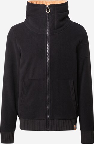 Fli Papigu Fleece Jacket in Black: front