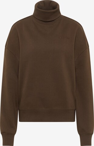 MUSTANG Sweatshirt in Brown: front