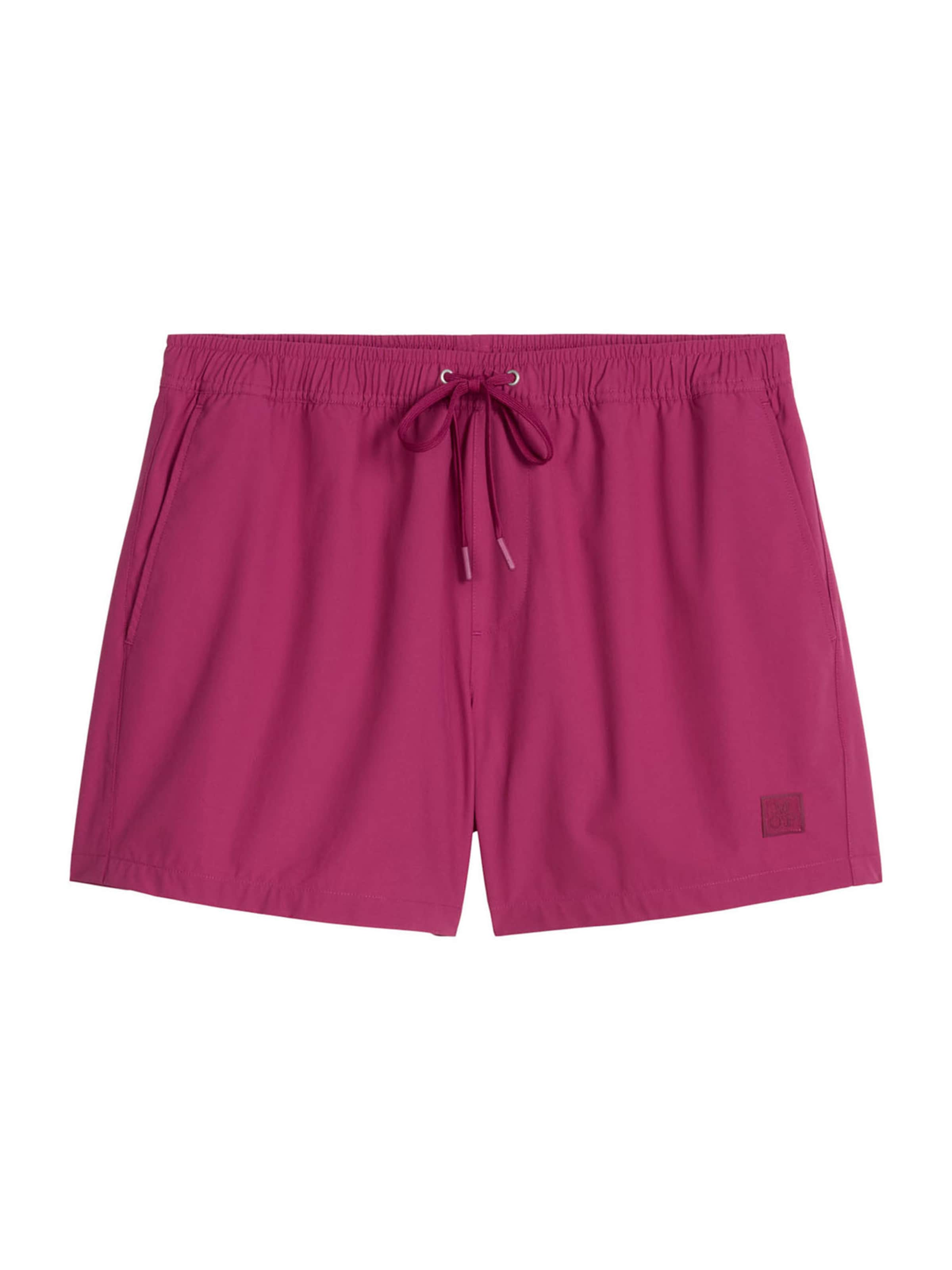 Shorts de bain ' Woven ' Marc O'Polo en rose : devant