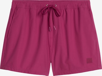Shorts de bain ' Woven ' Marc O'Polo en rose : devant