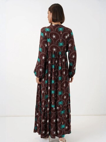 Bigdart Dress in Brown