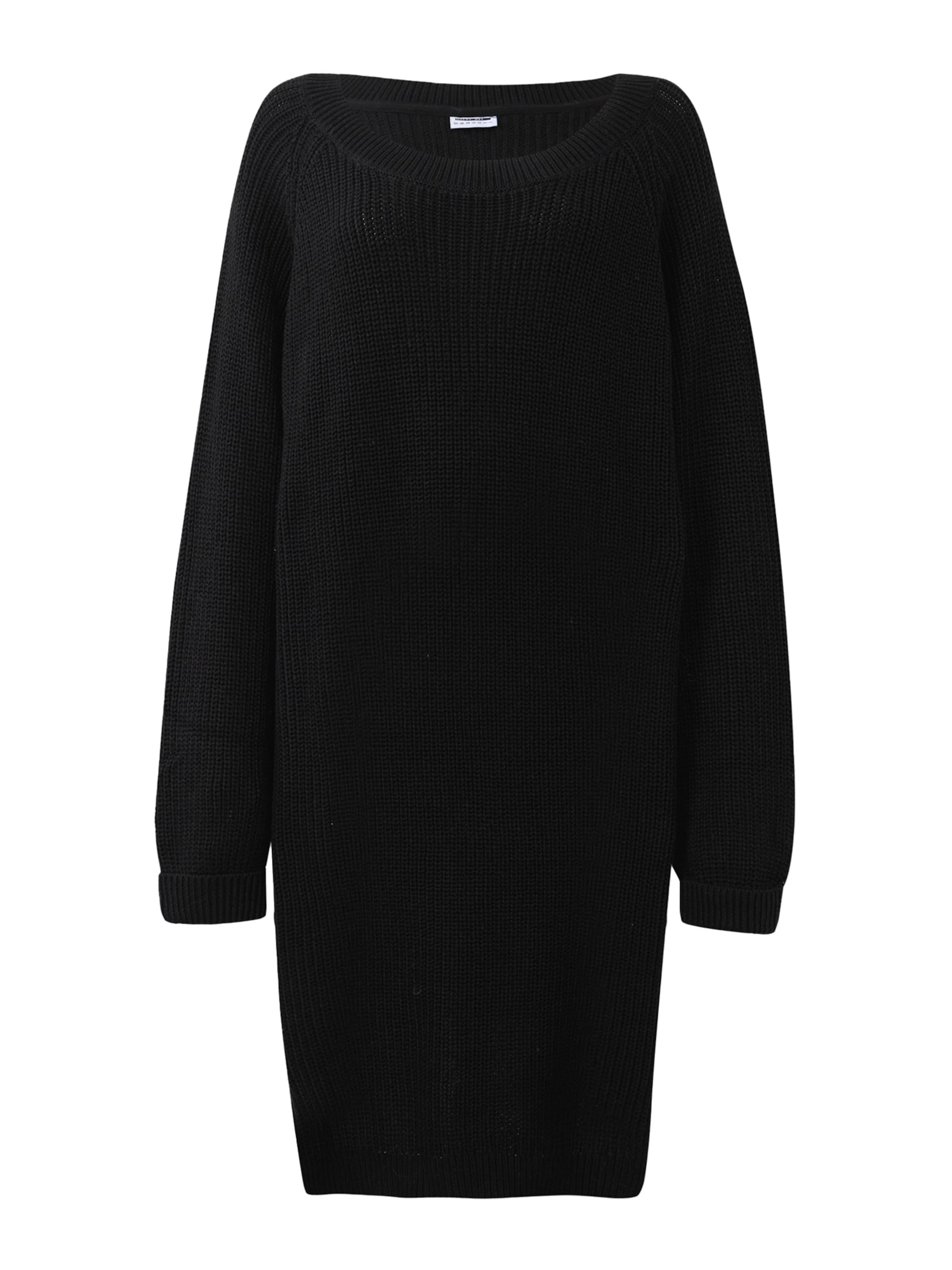 Noisy May Curve Knitted dress 'NMSIESTA' in Black: front