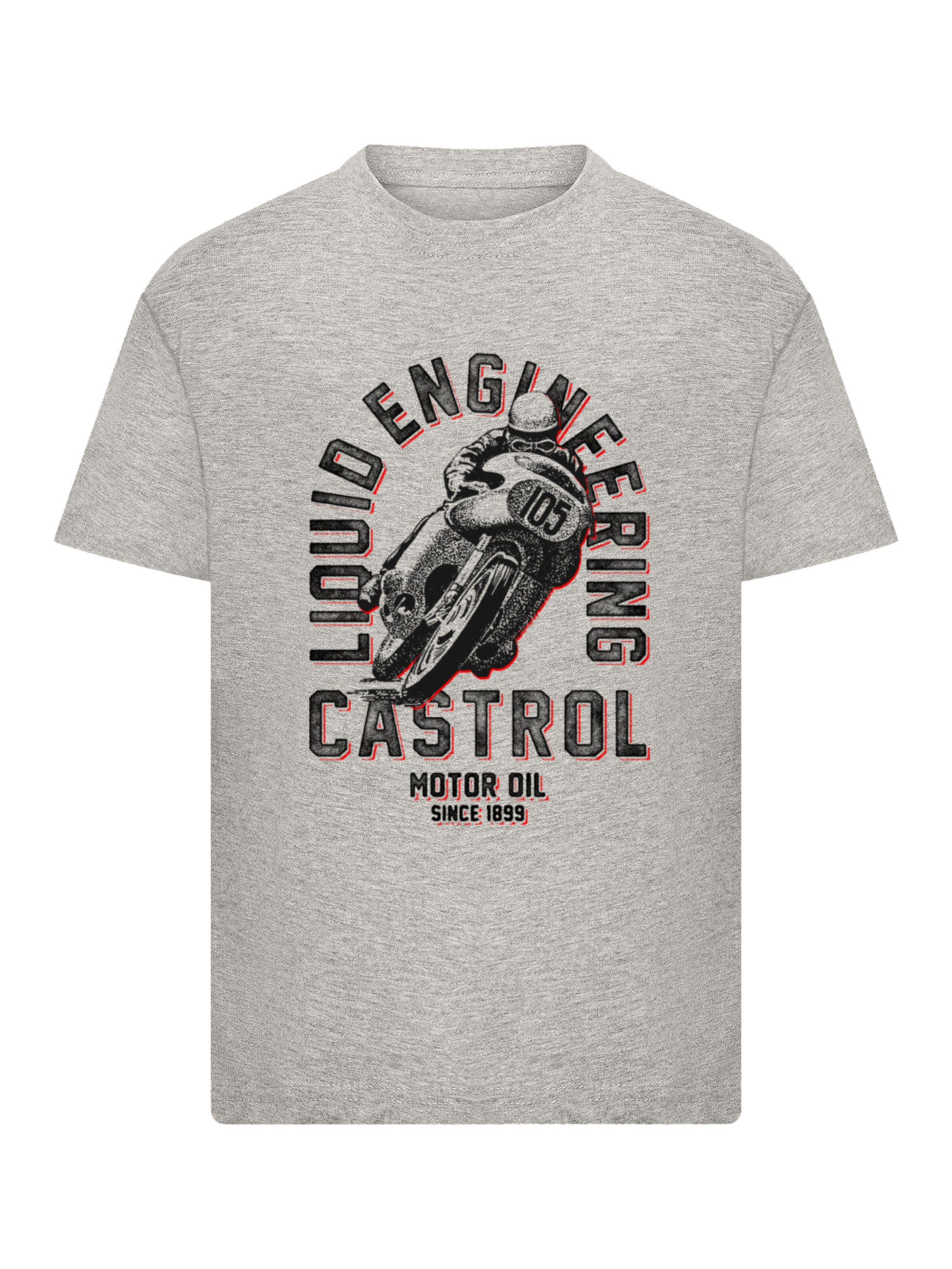 T-Shirt F4NT4STIC en gris : devant