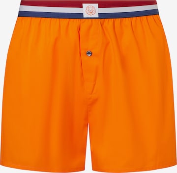 Boxers ' Koningsdag ' Happy Shorts en orange : devant