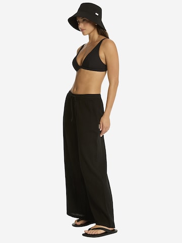 Wide Leg Pantalon 'Sunset' SEA LEVEL en noir