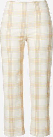 Pimkie - regular Pantalón 'PACHECK' en beige: frente