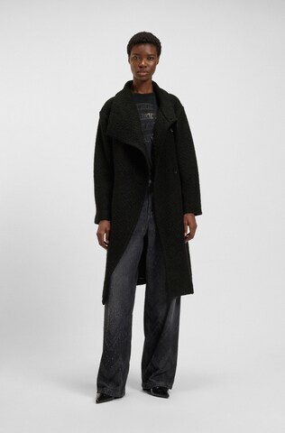 BOSS Orange Between-Seasons Coat in Black